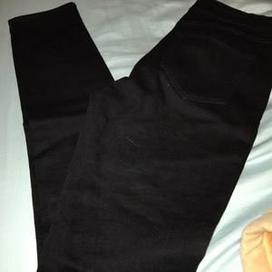 old navy rockstar high rise black jeggings
